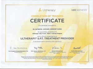 01-01-2020 ULTHERAPY S.P.T. TREATMENT PROVIDER 01-01-2020 ULTHERAPY S.P.T. TREATMENT PROVIDER