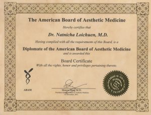 03-11-2013 Diplomate of the American Board of Aesthetic Medicine(ABAM) 03-11-2013 Diplomate of the American Board of Aesthetic Medicine(ABAM)