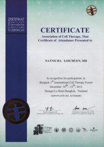 12-12-2012 participation in bangkok intermational cell therapy forum 12-12-2012 participation in bangkok intermational cell therapy forum