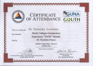 29-07-2015 Made collagen Symposiun Experience WOW resulit 29-07-2015 Made collagen Symposiun Experience WOW resulit