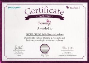 Thermage Awarded Business partnering for customer excellence Thermage Awarded Business partnering for customer excellence